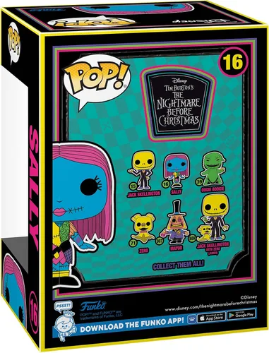 Miniatura 3 de Funko Disney: La pesadilla antes de Navidad - Sally (luz negra)