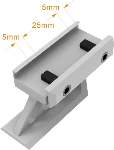 Miniatura 3 de Persei Picatinny Riser Mount 1 pulgada altura 4 ranuras hacia adelante extendiéndose para mira micro reflejo rojo punto alcance