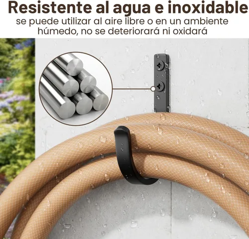 Miniatura 5 de Paquete de 10 Ganchos de Pared para Colgar Toalla/Abrigo - Colgador de Metal de 22LB con Tornillo para Montaje en Pared, para Exteriores, Armario