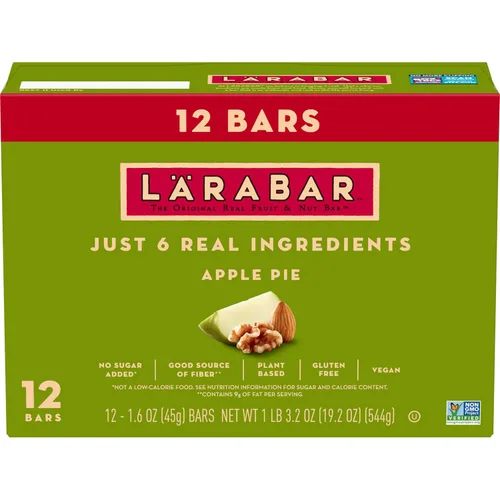 Miniatura 4 de Larabar - Pastel de manzana, barras veganas de frutas y nueces sin gluten, 12
