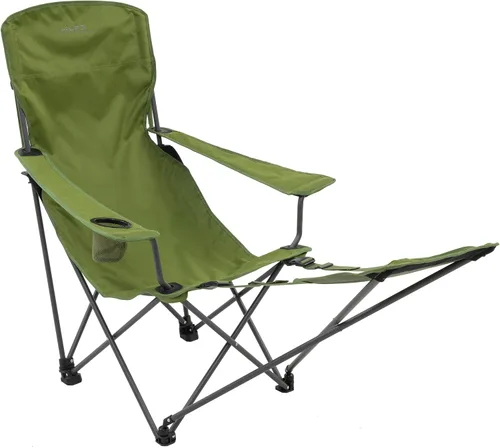 ALPS Mountaineering Sillas de camping Escape Lounge para adultos con reposapiés y reposabrazos ajustables, marco de acero resistente, diseño