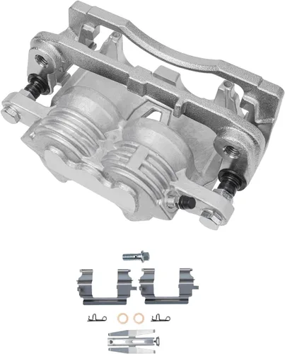 Miniatura 5 de Detroit Axle - Kit de freno delantero para Chevrolet Trailblazer GMC Envoy Buick Rainier Isuzu Ascender Olds Bravada Saab 9-7X, repuesto