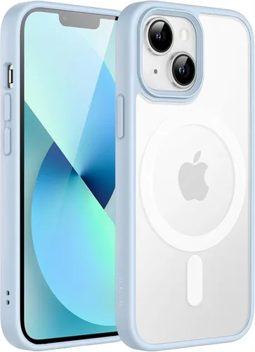 Miniatura 10 de JETech Funda magnética para iPhone 13 de 6.1 pulgadas, compatible con MagSafe, translúcida mate, delgada, a prueba de golpes, color negro