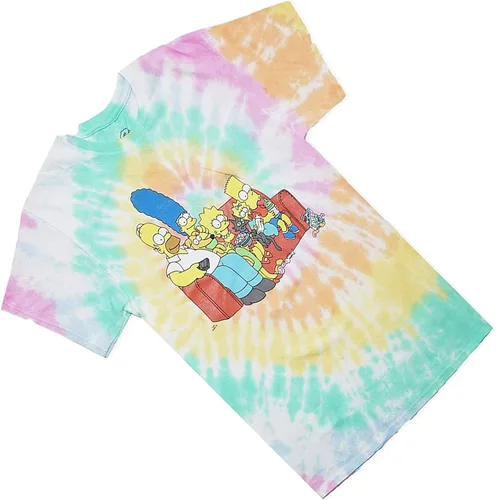 Miniatura 4 de The Simpsons Camiseta clásica Bart Simpson Homer Bart Lisa Tee Tie Dye