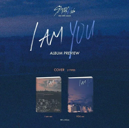 Miniatura 2 de JYP Stray Kids - I AM You (3er Mini álbum) Álbum+Juego de tarjetas de fotos extra (I am+You ver. Set)