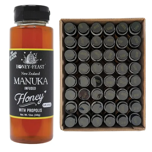 Miniatura 37 de Honey Feast, Miel de Flor Silvestre, 12 Onza