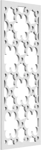 Miniatura 40 de Ekena Millwork WALW14X35X0250STGRO Southgate - Paneles de pared decorativos de madera con calado, 13 3/8 pulgadas de ancho x 34 3/8 pulgadas de rojo