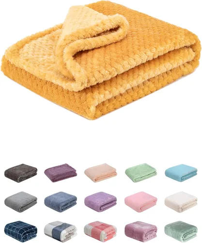 Miniatura 31 de Manta o manta mullida para bebé, suave, cálida y acogedora manta de vellón coral para niños pequeños, bebés o recién nacidos, para cuna, cochecito