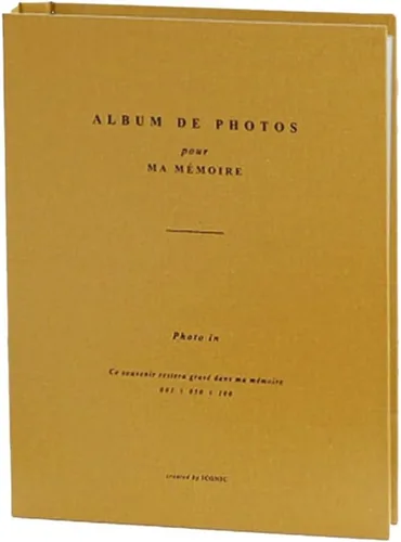 Álbum de fotos con tapa dura coreana simple y estética, de 4 x 6 pulgadas, para parejas, familia, bebés, bodas. Tiene capacidad para 100 fotos, Miel