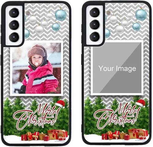 Miniatura 313 de Funda de teléfono personalizada para Samsung Galaxy S22+ / S22 Plus 5G, funda de TPU suave de vidrio templado antiarañazos personalizada con foto