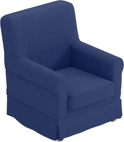 Miniatura 4 de La funda de repuesto Ektorp Jennylund está hecha a medida para silla IKEA Jennylund. Un reemplazo de funda de sofá de sillón IKEA (azul)