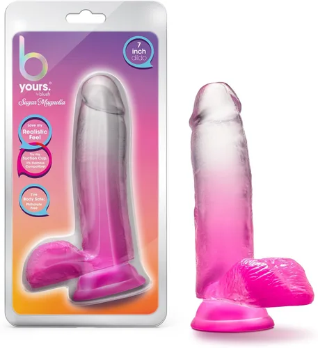 Miniatura 7 de Juguetes sexuales para adultos, B Yours Stella Blue, consolador de tacto real de 6.5 pulgadas de largo y 1.25 pulgadas de ancho, compatible con Azul