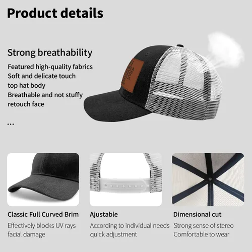 Miniatura 9 de Funny Hat What A Differences A Dave Makes Hat for Men Baseball Hats with Design Caps