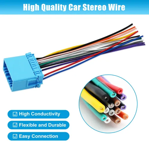 Miniatura 6 de Adaptador de Arnés de Cable de Radio de Coche de Reemplazo para Arnés de Cableado de Estéreo Selecto de Honda y Acura