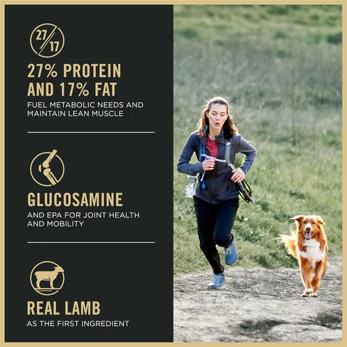 Miniatura 2 de Purina Pro Plan Alimento para perros con alto contenido de proteínas, bocadillos pequeños, fórmula SPORT 27/17 de cordero y arroz, bolsa de 37.5