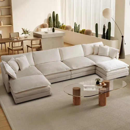 Miniatura 113 de SoarFlash Sofá modula, de felpilla, posición de en medio, beige