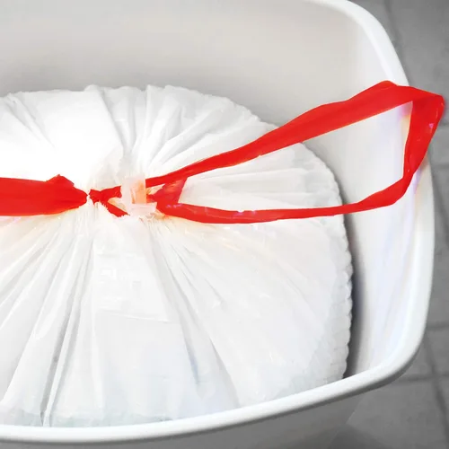 Miniatura 6 de Reli. Bolsas de basura con cordón de 2 a 4 galones, 250 unidades, 18 x 20 pulgadas, bolsas de basura pequeñas de 4 galones, asas con cordón, forros