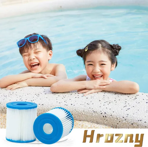 Miniatura 7 de Hrozny Cartucho de filtro de piscina tipo I, cartucho de filtro de piscina tamaño 1 para 58093, para bombas de filtro Summer Waves 300/330 Gal/h