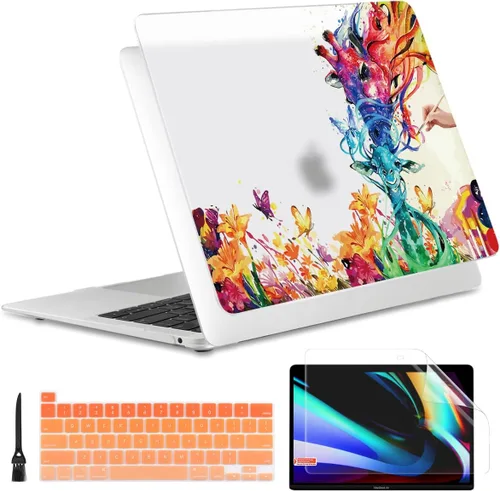 Miniatura 14 de Batianda Funda diseñada para el nuevo MacBook Pro M2 de 13 pulgadas, modelo A2338, versión 2022, carcasa protectora rígida ultrafina, antisucia