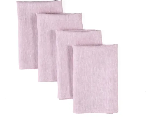 Miniatura 61 de Solino Home Athena - Juego de 4 manteles individuales cuadrados de lino natural claro de 14 x 14 pulgadas, manteles individuales 100 % lino puro