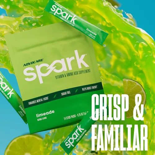 Miniatura 6 de AdvoCare Spark - Mezcla de bebida energética - Suplemento de vitamina y aminoácido - Apoya la energía y el enfoque - Apoyo inmune portátil - Sin