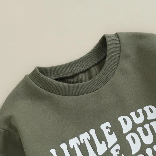Miniatura 5 de Conjunto de ropa de 2 piezas para bebés y niños pequeños para otoño e invierno