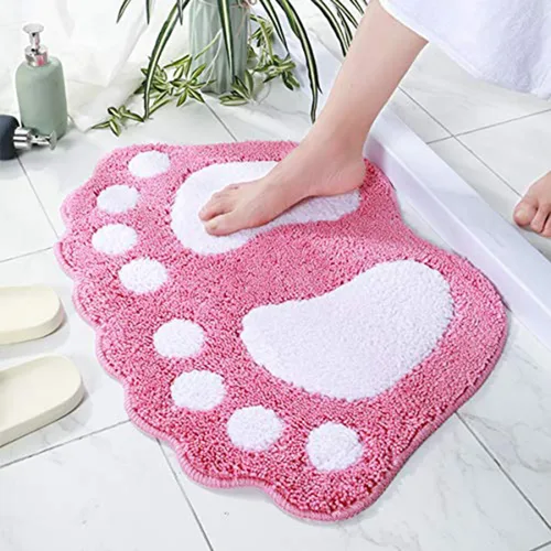Miniatura 18 de Alfombras de baño, absorbentes de agua, antideslizantes, para usar en el baño, ducha, habitación, etc. Tapete de baño de microfibra suave, lavable a