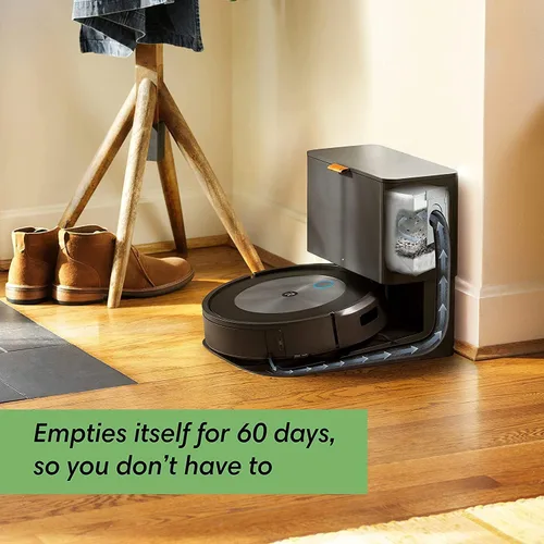 Miniatura 3 de iRobot Roomba j7+ (7550) Robot aspirador con eliminación automática de suciedad – Wi-Fi conectado, mapeo inteligente, ideal para pelo de mascotas