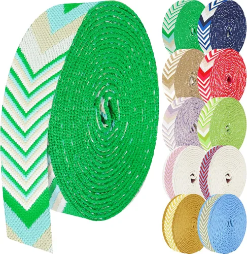 Miniatura 54 de 1.5 pulgadas Correa de nailon con patrón, correas de cinturón de nailon, correas para bolso, correas para mochila, cinturón de nailon