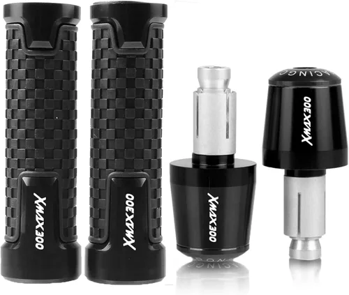 Miniatura 6 de Motorcycle for Y&AMAHA XMAX300 All Years Xmax 300 2017 2018 2019 2020 2021 Motorcycle 7/8'' 22mm Hand Handle Grips Handlebar Grip Ends Plug