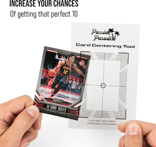 Miniatura 3 de Passive Paradise Herramienta de centrado de clasificación de tarjetas - Kit de preinspección de envío de tarjetas comerciales deportivas