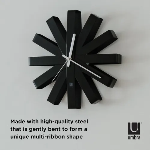 Miniatura 11 de Umbra - Reloj de pared en bandas