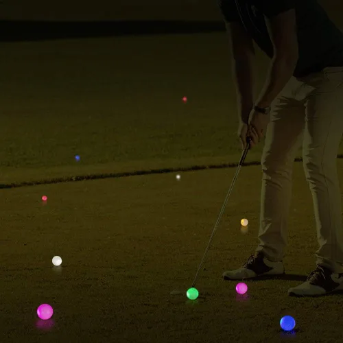 Miniatura 5 de THIODOON Glow in The Dark Golf Balls Light up Led Golf Balls Night Golf Gift Sets for Men Kids Women 6 Pack (6 Colors in one)