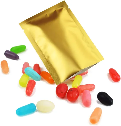 Miniatura 4 de QQ Studio - Bolsas de sellado por calor, bolsas de aluminio Mylar, Dorado