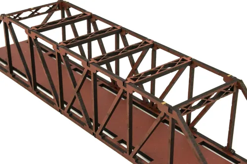 Miniatura 3 de War World Scenics - Puente de viga de MDF de calibre N de una sola vía (7.874 in) (elige color) - Escala de modelado ferroviario Modelo ferroviario