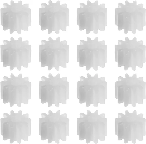 Miniatura 5 de Bettomshin - 30 engranajes helicoidales de 0.236 x 0.079 x 0.354 in, 0.24 x 0.08 x 0.35 pulgadas (ODxIDxT) 102A 0.5 módulos engranajes de plástico
