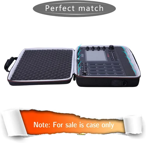 Miniatura 7 de LTGEM - Funda compatible con AKAI Professional MPC Live II/Live Drum Machine con bolsa para accesorios y correa para el hombro