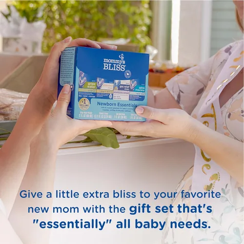 Miniatura 2 de Mommy's Bliss Kit de 4 piezas de artículos esenciales para recién nacidos y bebés - Con agua anisada, gotas para aliviar los gases, vitamina D 400IU