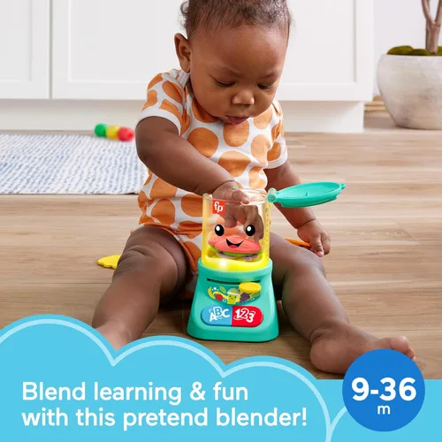 Miniatura 2 de Fisher-Price Laugh & Learn - Juguetes para bebés y niños pequeños, licuadora de batidos de conteo y colores con música y luces para niños de 9+ meses