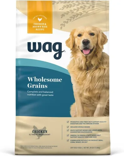 Miniatura 13 de Marca Amazon - Wag Nutrición Premium para Perros Adultos, Alimento Seco, Apoya la Salud del Estómago y la Piel, Carne de Res y Arroz Integral, Bolsa