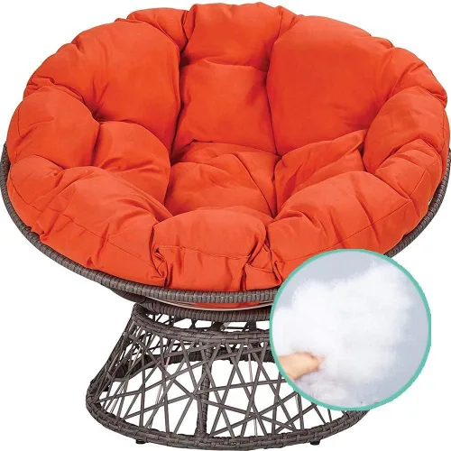 Miniatura 3 de Cojín para silla de columpio, resistente al agua, grueso, cómodo, para colgar cesta, asiento reclinable, para colgar