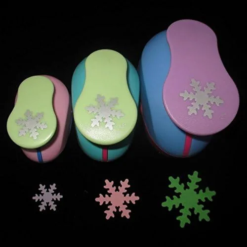 Miniatura 4 de Fascola Juego de 3 piezas de círculos ondulados (1 pulgada + 1.5 pulgadas + 2 pulgadas) para manualidades, perforadores de papel redondos para Wave