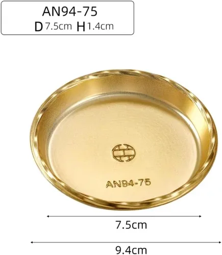 Miniatura 2 de Mini tableros redondos de 3 pulgadas para tartas redondas, 100 unidades, moldes circulares desechables de mousse dorado con base recubierta a prueba