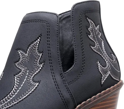 Miniatura 4 de Blikcon Botas vaqueras bordadas occidentales para mujer