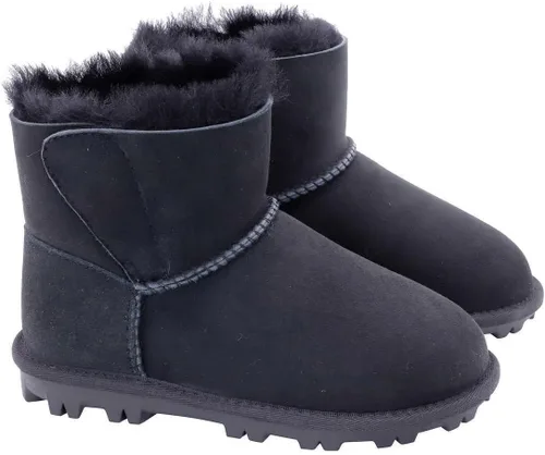 Miniatura 3 de Botas de piel de oveja para mujer (9, negro, numéric_9), Negro