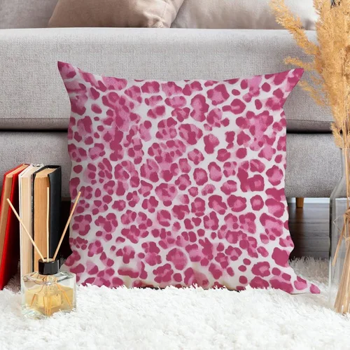 Miniatura 4 de ArogGeld Fundas de cojín con estampado de guepardo rosa intenso, funda de cojín de doble cara con cremallera para sofá de oficina, silla de A-16
