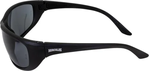 Miniatura 7 de Global Vision Hercules-6 - Gafas de seguridad para tiro de ciclismo, 2 pares, monturas negras con lentes transparentes y ahumadas