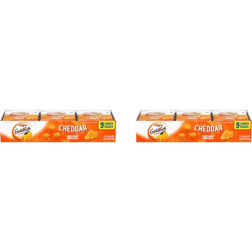 Miniatura 14 de Goldfish Colors Cheddar Crackers, paquete de aperitivos, 0.9 onzas, bandeja de paquete múltiple de 9 CT