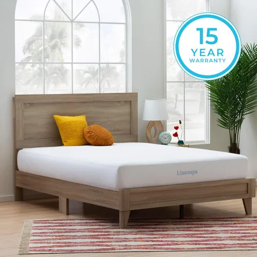Miniatura 6 de Linenspa - Protector de colchón impermeable, sin vinilo, tamaño matrimonial, superficie de rizo de algodón