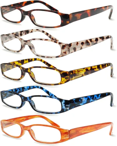 Miniatura 10 de Kerecsen - 5 pares de gafas de lectura de moda para mujer con bisagras de resorte